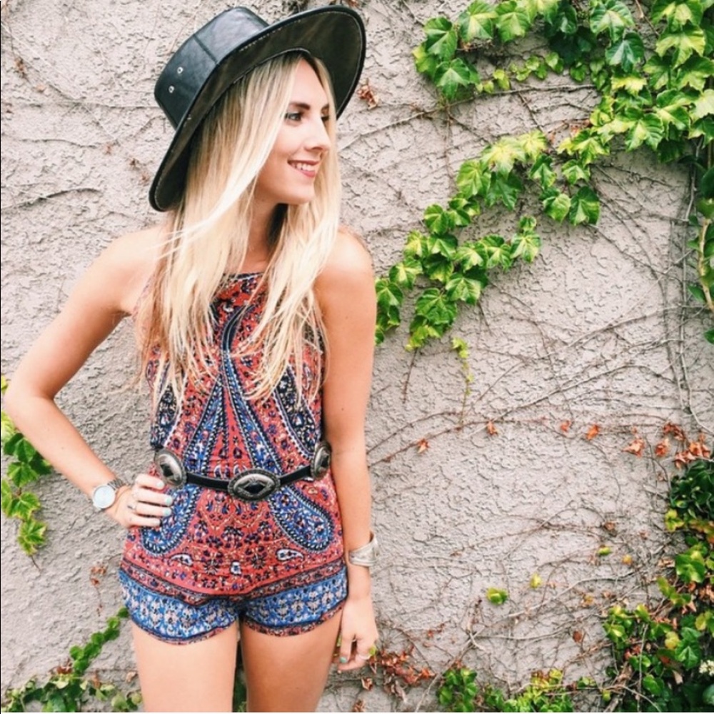 LF Patterned Romper